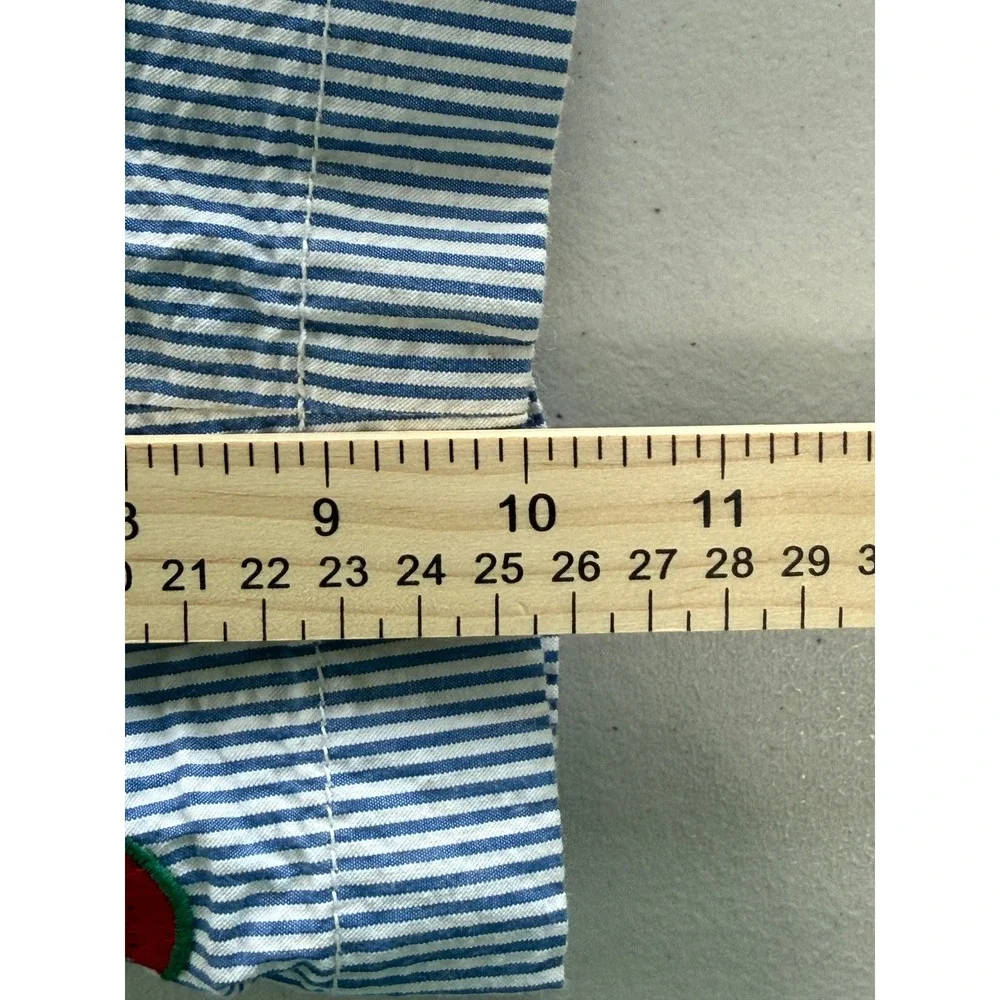 Brooks Brothers Shorts 32‎ Blue White Seersucker Watermelon Preppy Casual 10